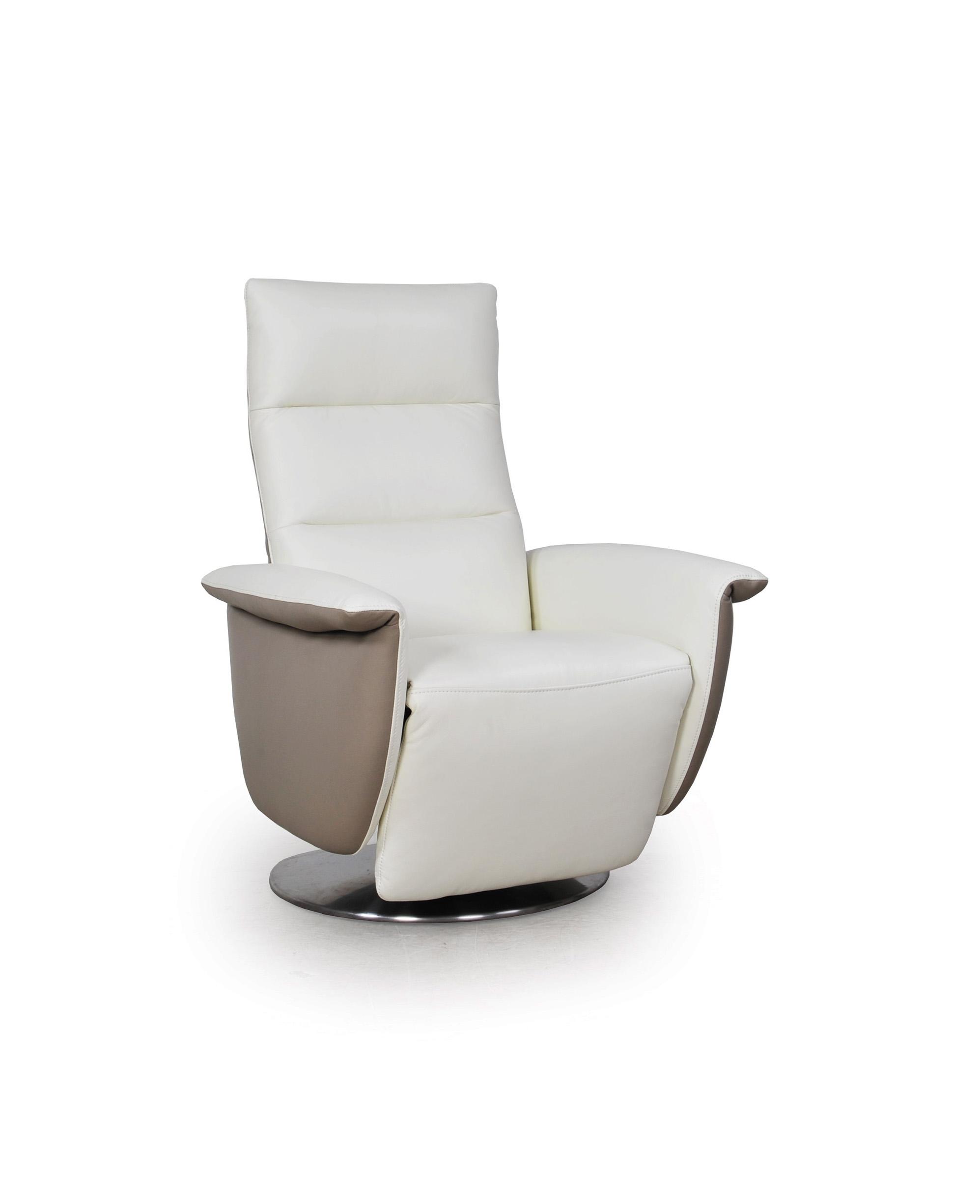 

    
Pure White Full Leather Dual Motor Motion Recliner 279 Oslo Moroni Contemporary
