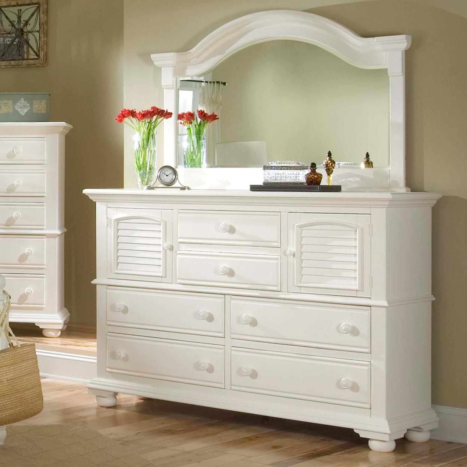 

    
Pure White High Dresser 6510-262 COTTAGE Traditions American Woodcrafters

