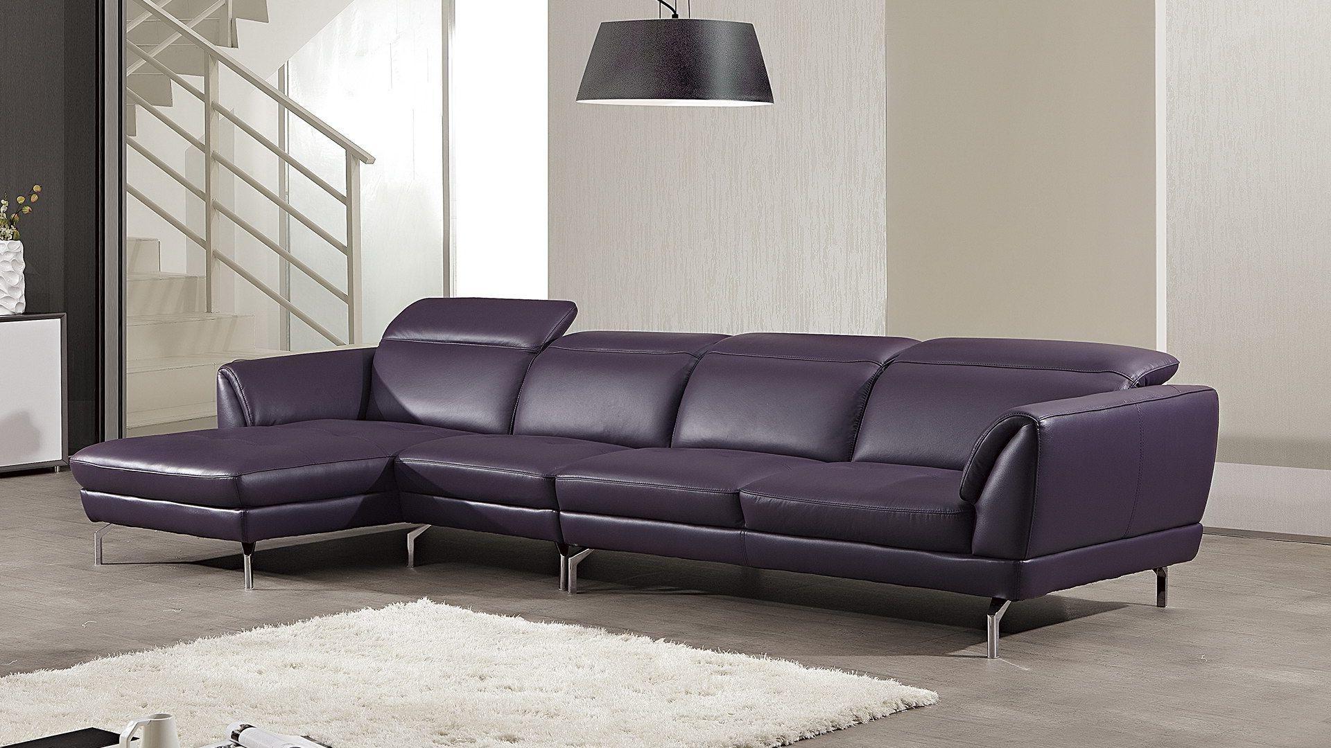 American Eagle Furniture EK-L023L-PUR Sectional Sofa