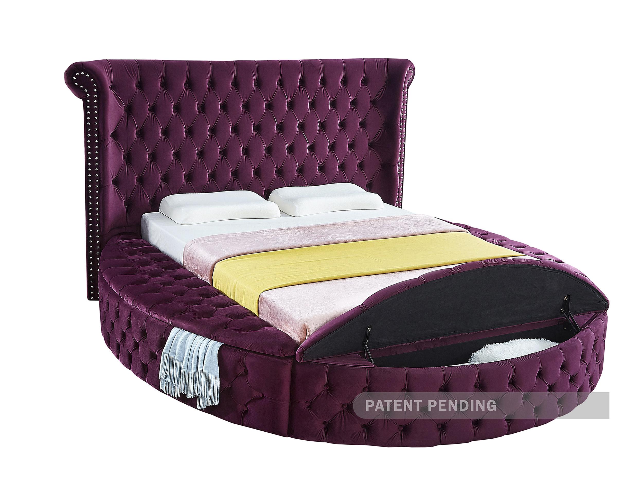 

    
Meridian Furniture LuxusPurple-Q Storage Bed Purple LuxusPurple-Q

