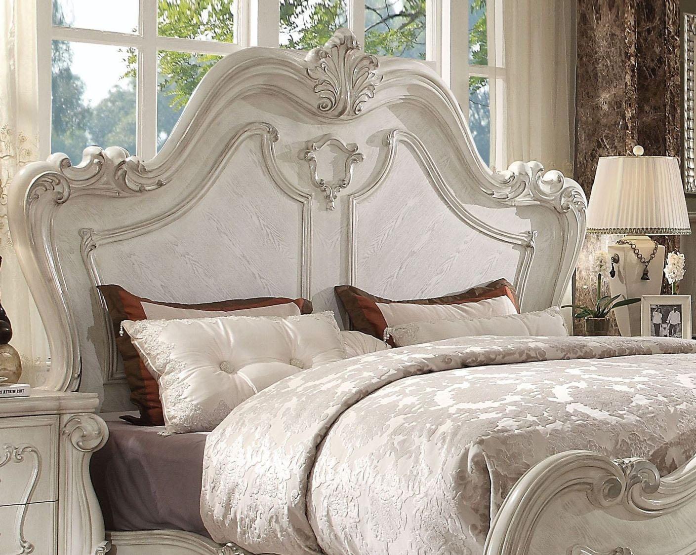 

                    
Buy Queenies Bone White King Panel Standard Bedroom Set 6 Pcs Classic
