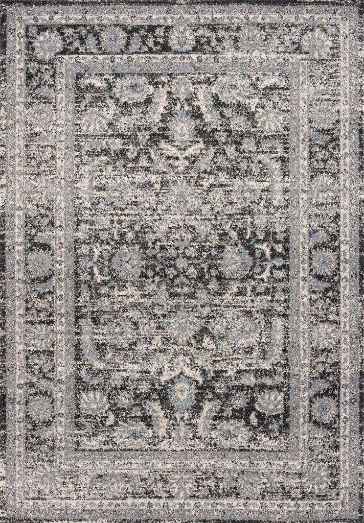 

    
Ramona Gray and Black Border Area Rug 8x10 by Art Carpet
