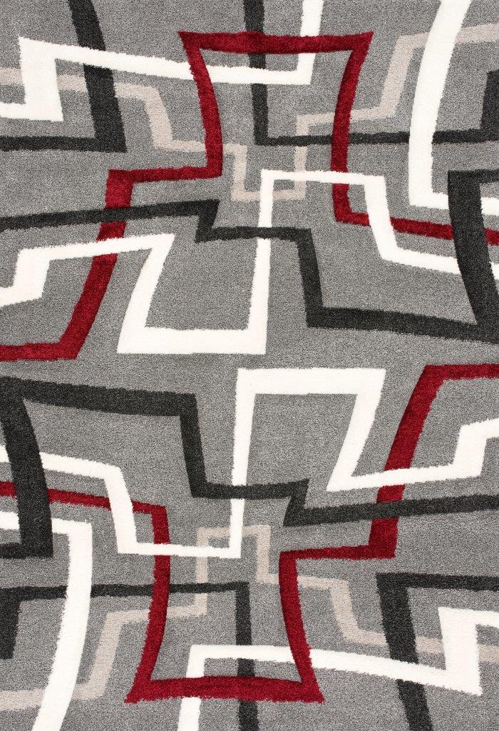 

    
Ramona Grey Geometric Area Rug 5x8 by Art Carpet
