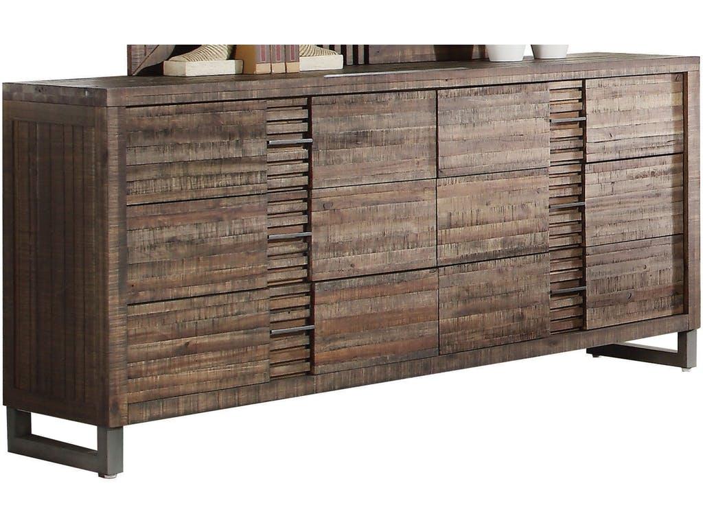 

    
Reclaimed Oak/Acacia Wood 6 Drawer Dresser Andria 21295 Acme Transitional
