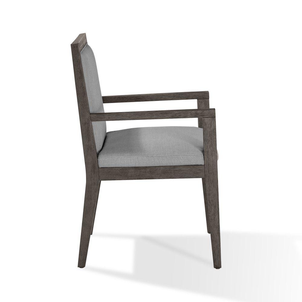 

                    
Modus Furniture MODESTO Dining Table Set Oak Veneers/Gray Fabric Purchase 
