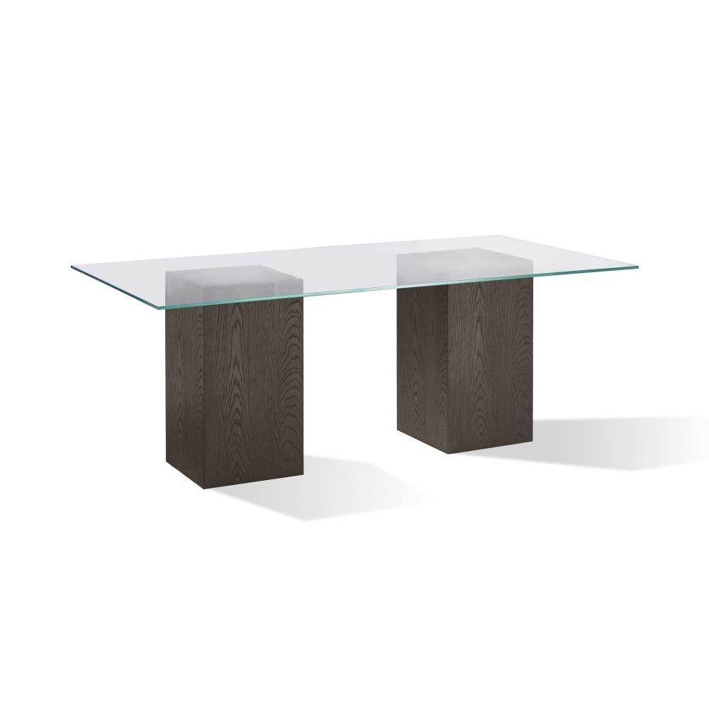 

                    
Modus Furniture MODESTO Dining Table Set Oak Veneers/Gray Fabric Purchase 
