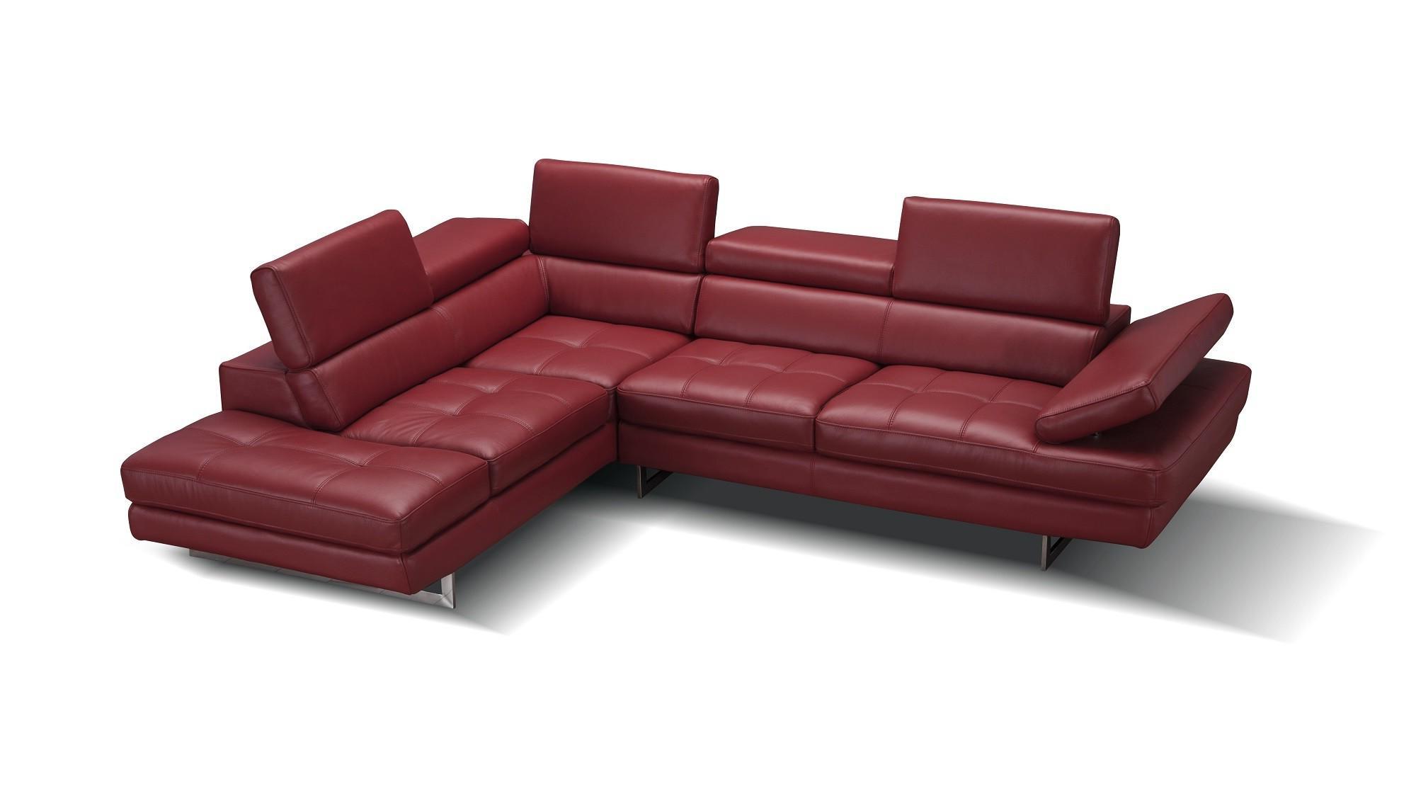 

    
J&M Furniture A761 Sectional Sofa Red SKU 178554
