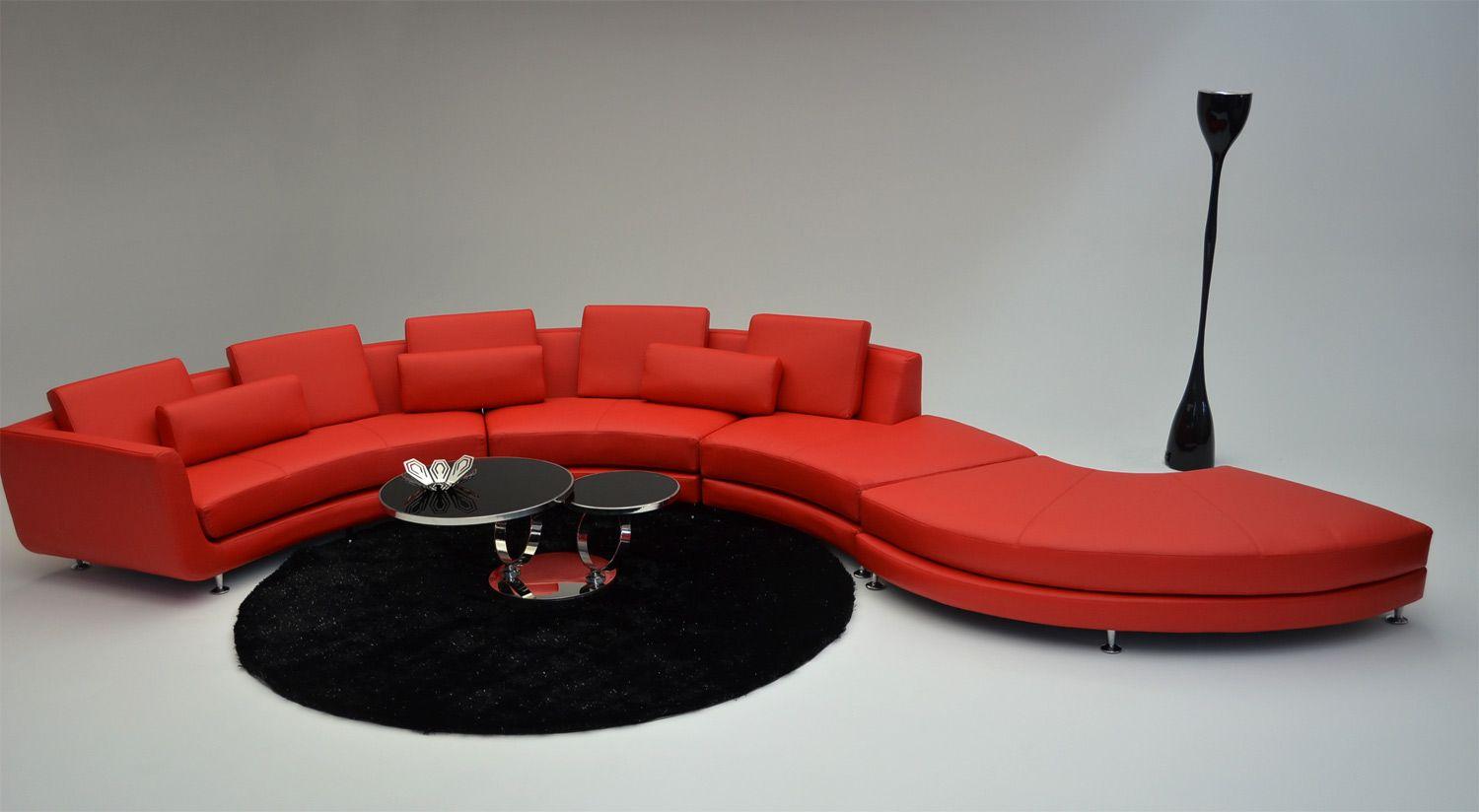 

    
VIG Furniture VGYIA94-1 Sectional Sofa Set Red VGYIA94-1
