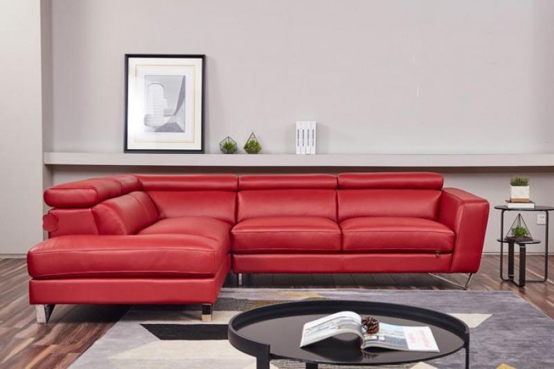 

                    
American Eagle Furniture EK-L8010 Sectional Sofa Red Leather Purchase 
