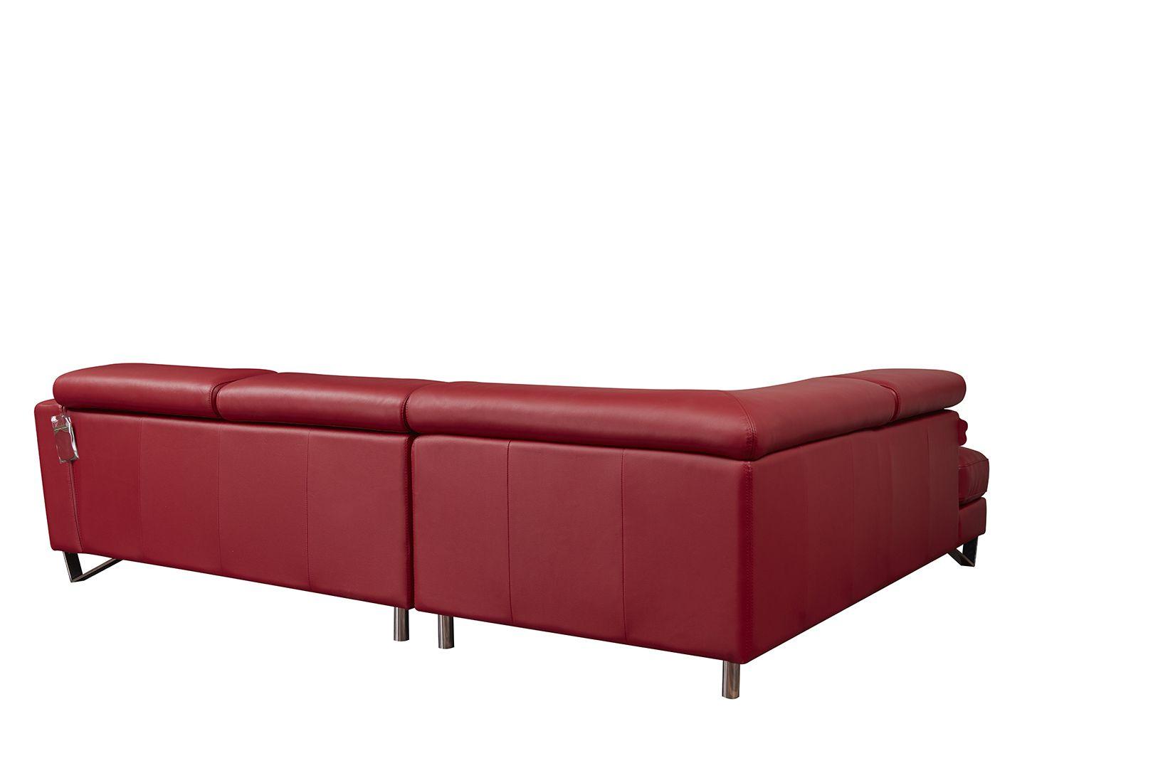 

    
American Eagle Furniture EK-L8010 Sectional Sofa Red EK-L8010R-RED
