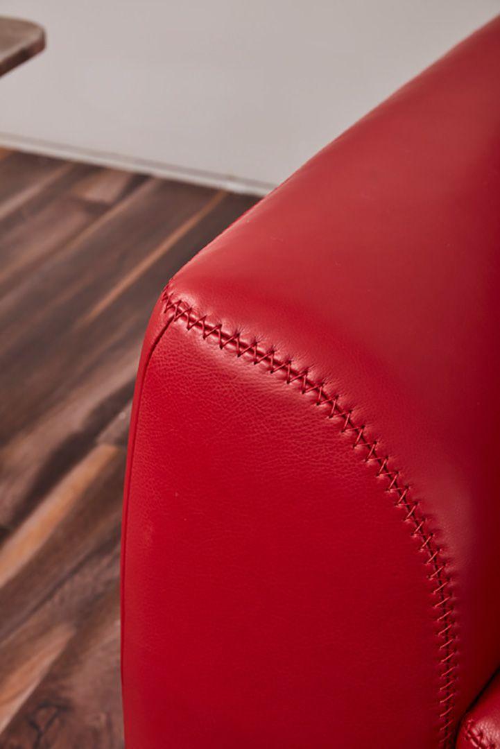 

    
 Order  Red Genuine Leather Sofa, Loveseat & Cabinet Table Set American Eagle EK8012-RED-SET
