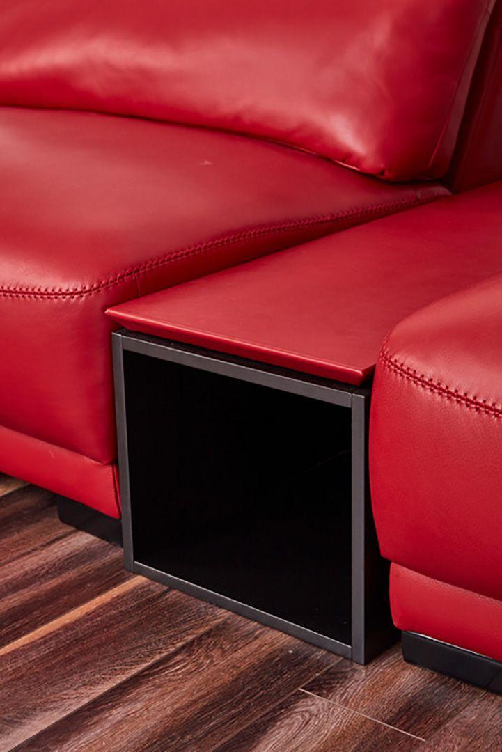 

    
EK8012-RED-SET Sofa Loveseat and Table
