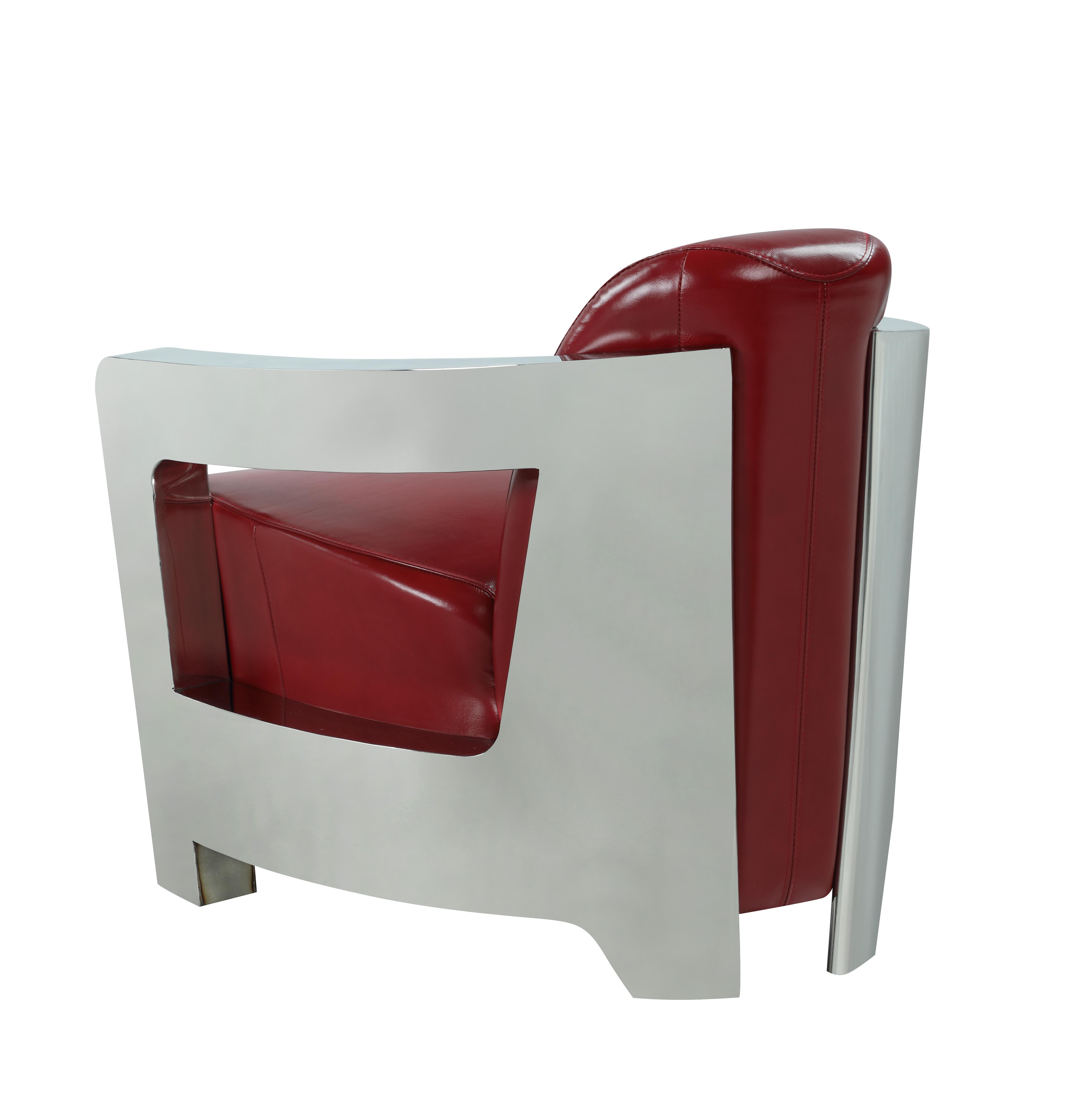 

                    
Chintaly Imports 2099-ACC Accent Chair Red Leather Purchase 

