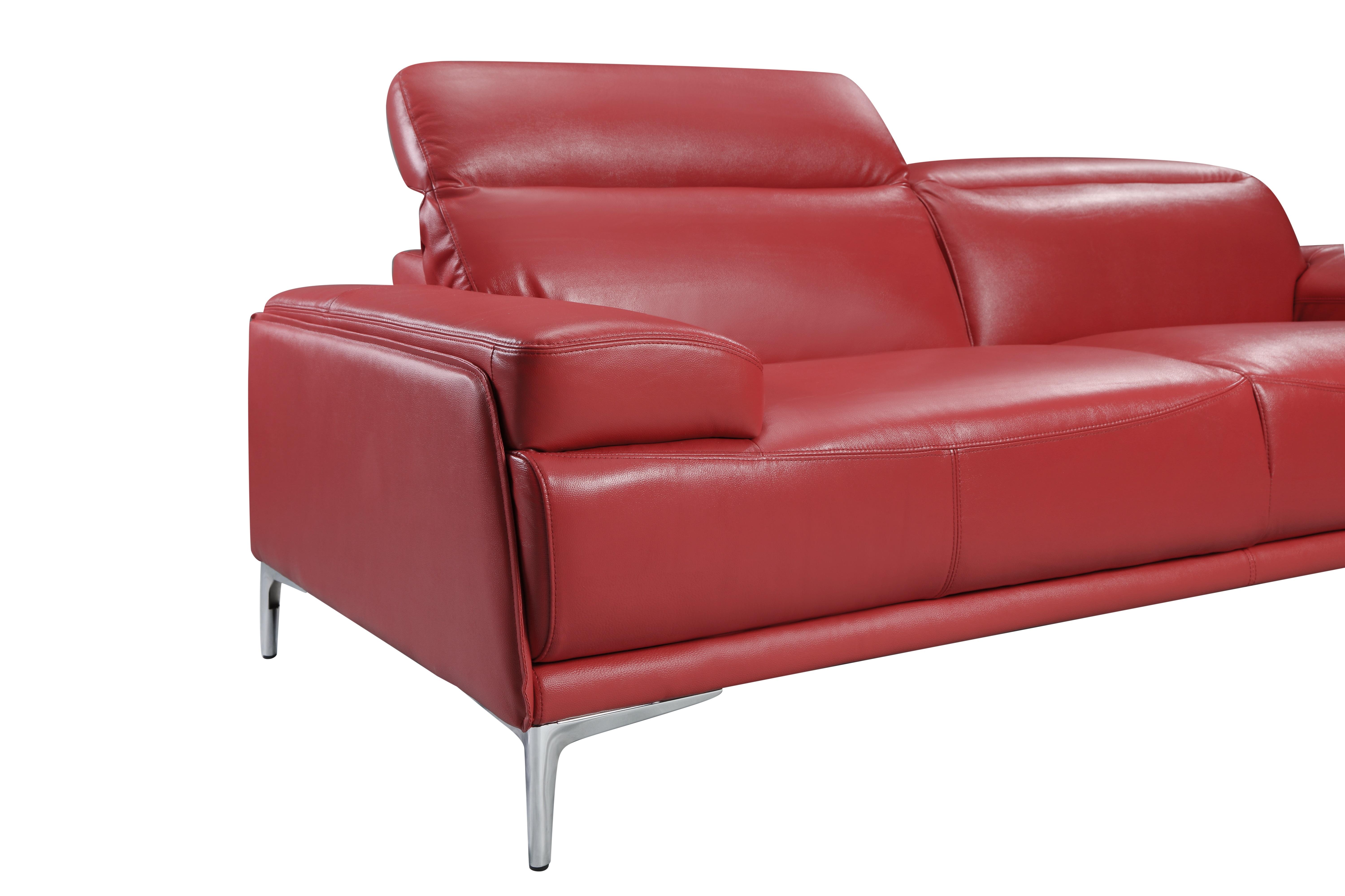 

    
SKU 18981-Set-2 Red Bonded Leather Sofa & Loveseat Set 2Pcs Modern J&M Nicolo
