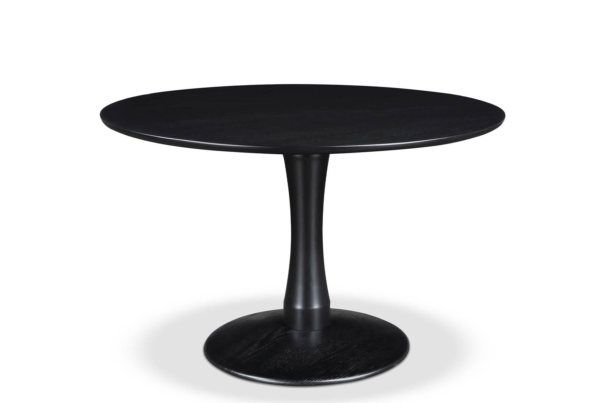 

    
Rich Black Round Dining Table TULIP 915Black-T Meridian Contemporary Modern
