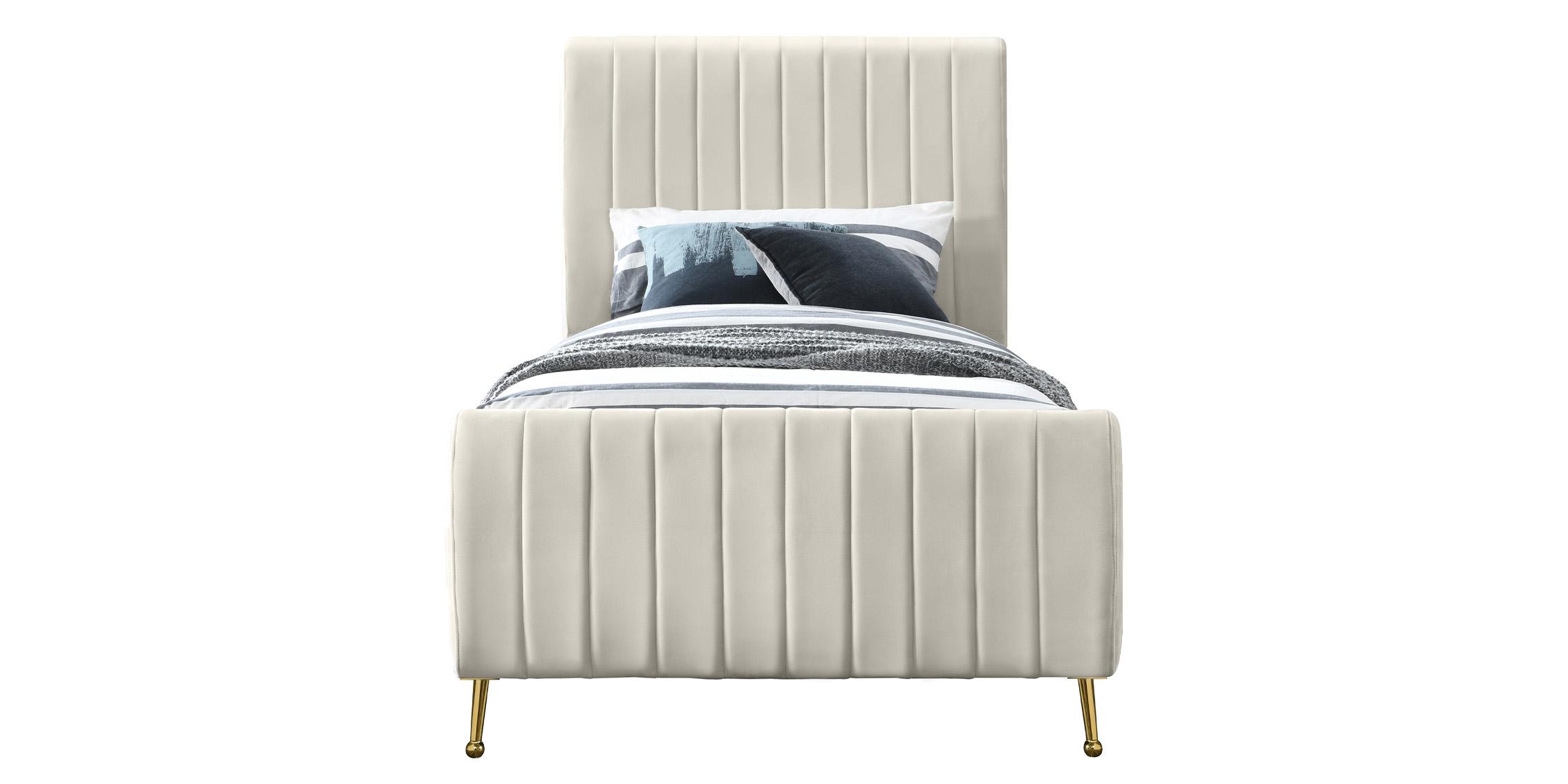 

    
Meridian Furniture ZARA Cream-T Platform Bed Cream/Gold ZaraCream-T
