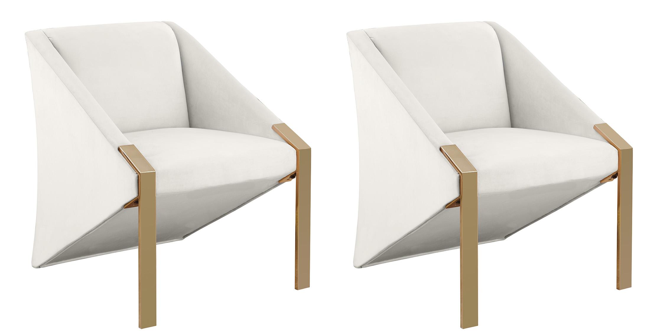 

    
Meridian Furniture RIVET 593Cream Accent Chair Set Cream/Gold 593Cream-Set-2
