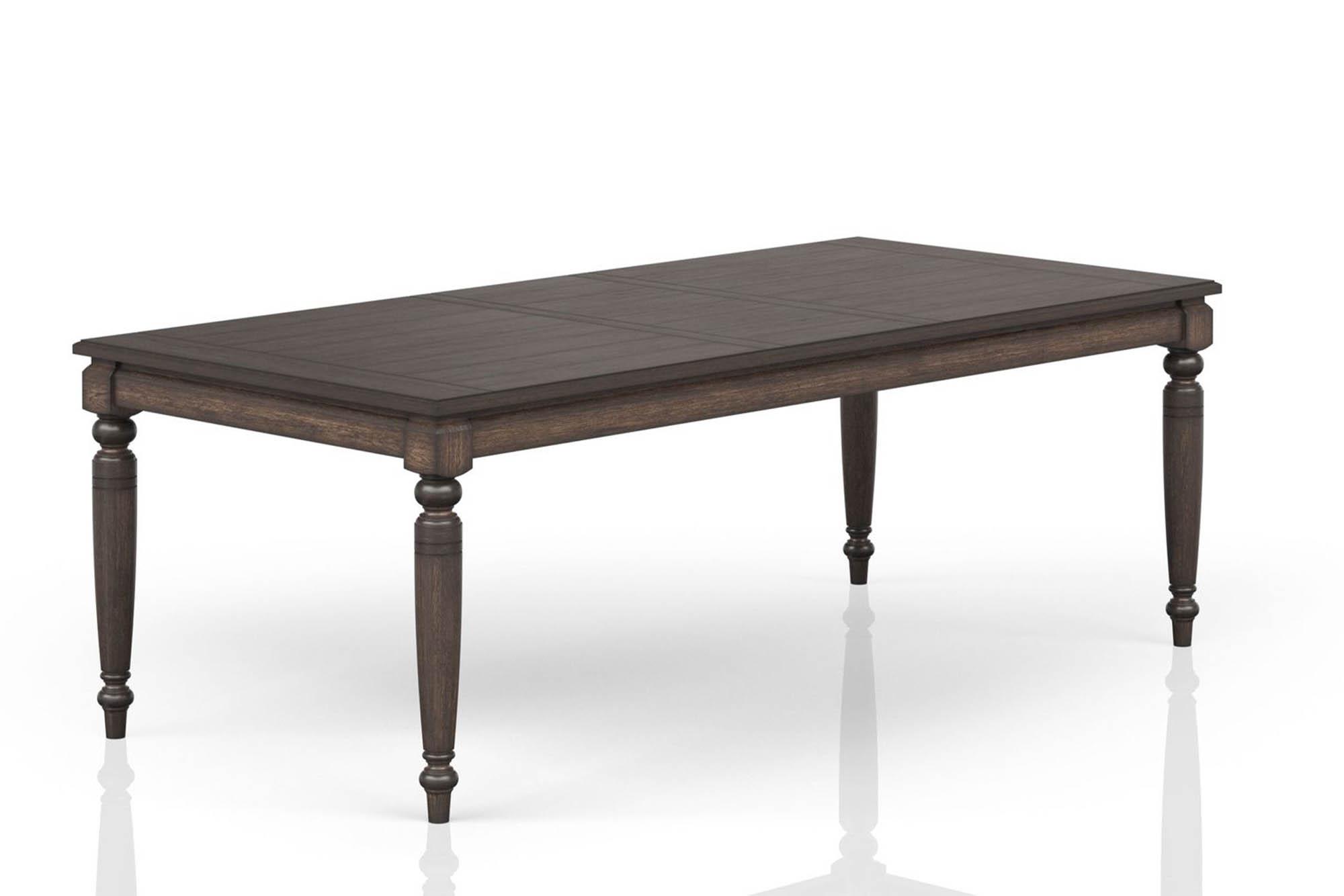 

    
Rich Elm Solid Wood Dining Table Set 5Pcs BELLAMY 5910-500 Bernards Traditional
