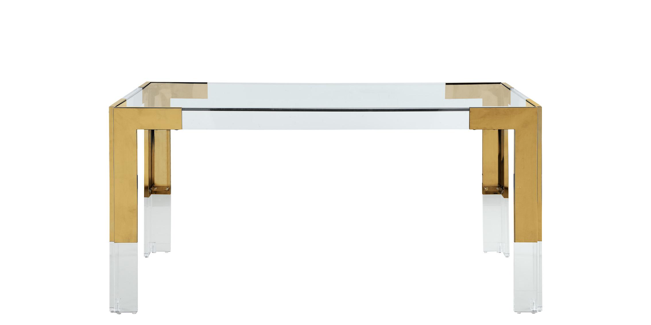 

    
Meridian Furniture CASPER 715-T Dining Table Clear/Gold 715-T

