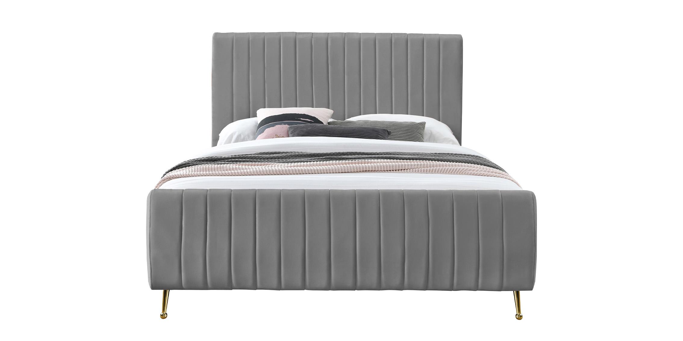 

    
Meridian Furniture ZARA Grey-F Platform Bed Gray/Gold ZaraGrey-F
