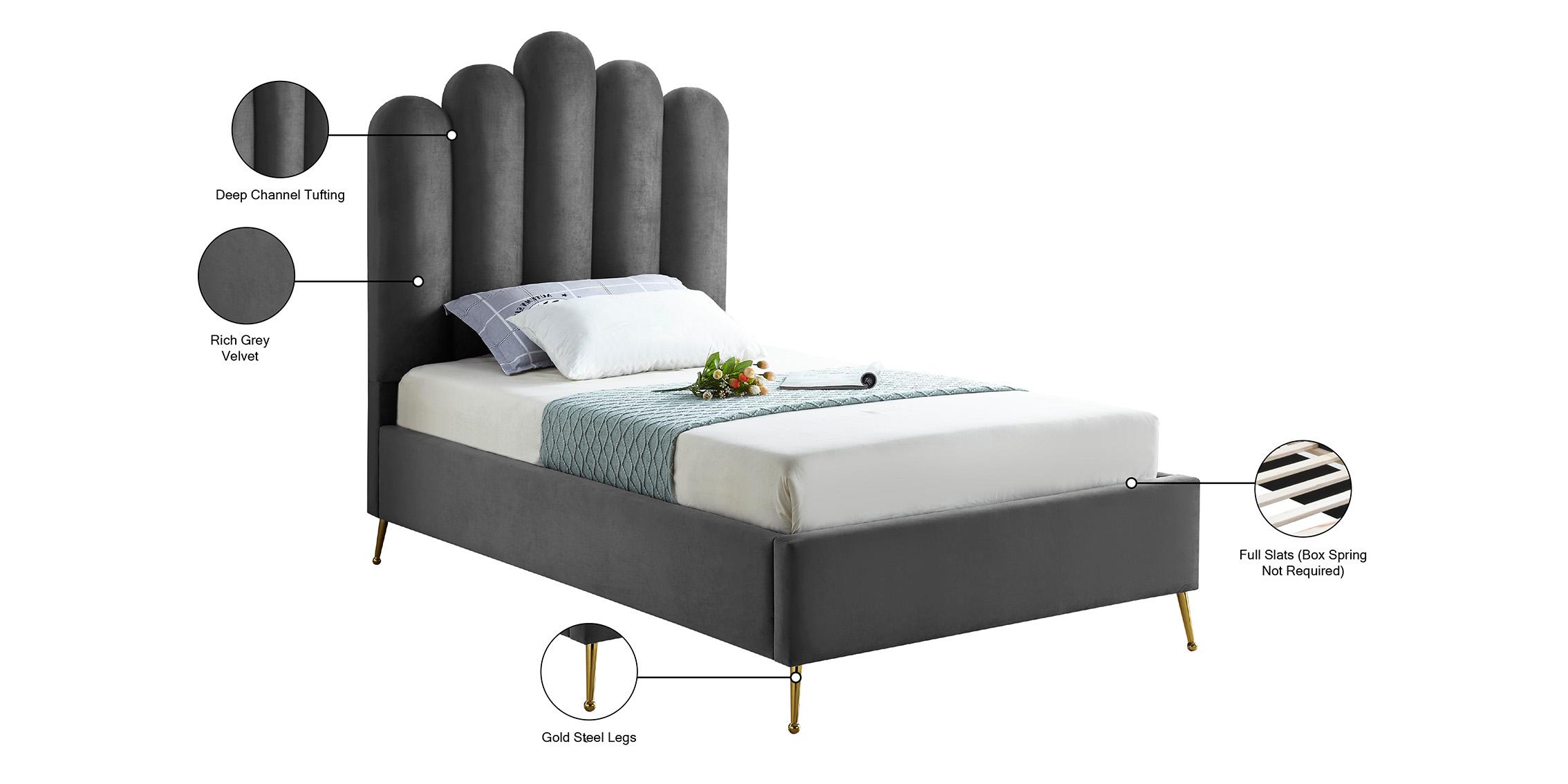 

    
LilyGrey-T Meridian Furniture Platform Bed
