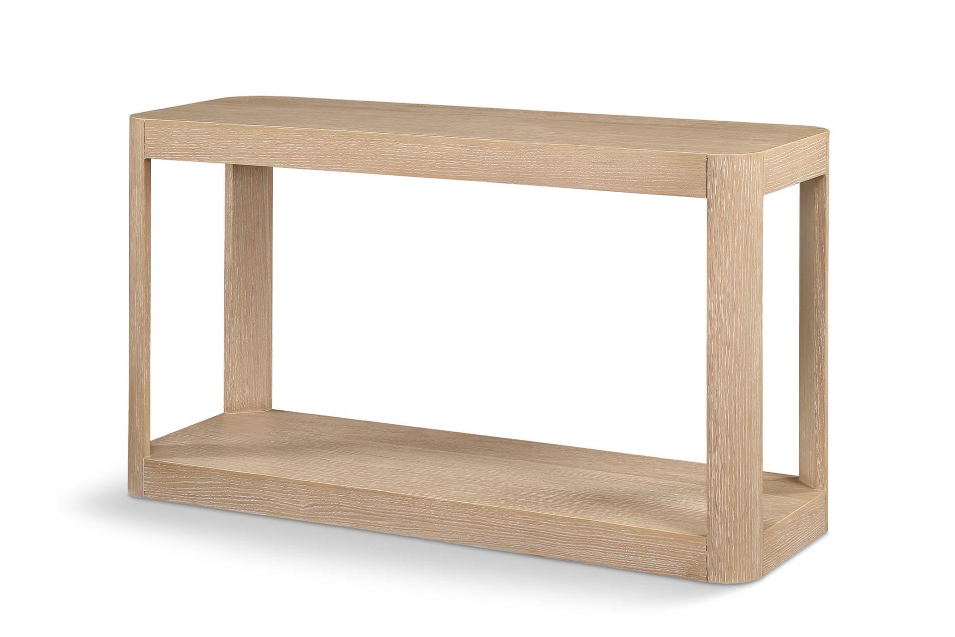 

    
Rich Natural Console Table REEVES 99068Oak-ST Meridian Contemporary Modern
