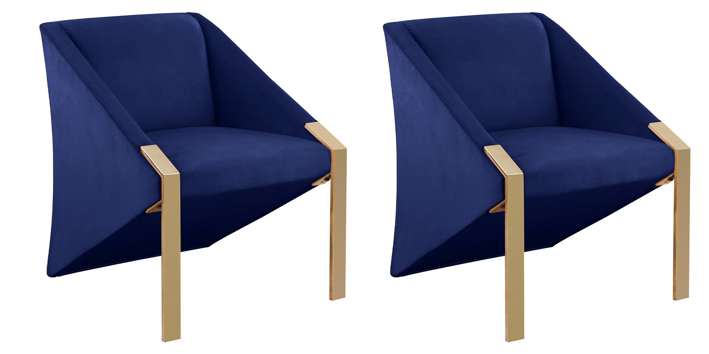 

    
Meridian Furniture RIVET 593Navy Accent Chair Set Navy/Gold 593Navy-Set-2
