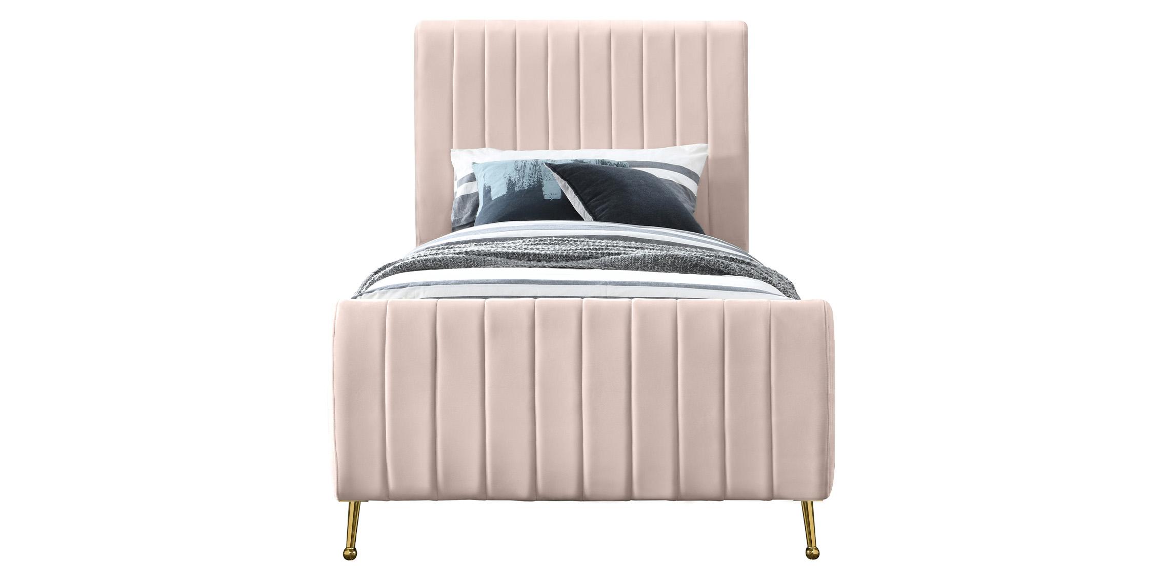 

    
Meridian Furniture ZARA Pink-T Platform Bed Pink/Gold ZaraPink-T
