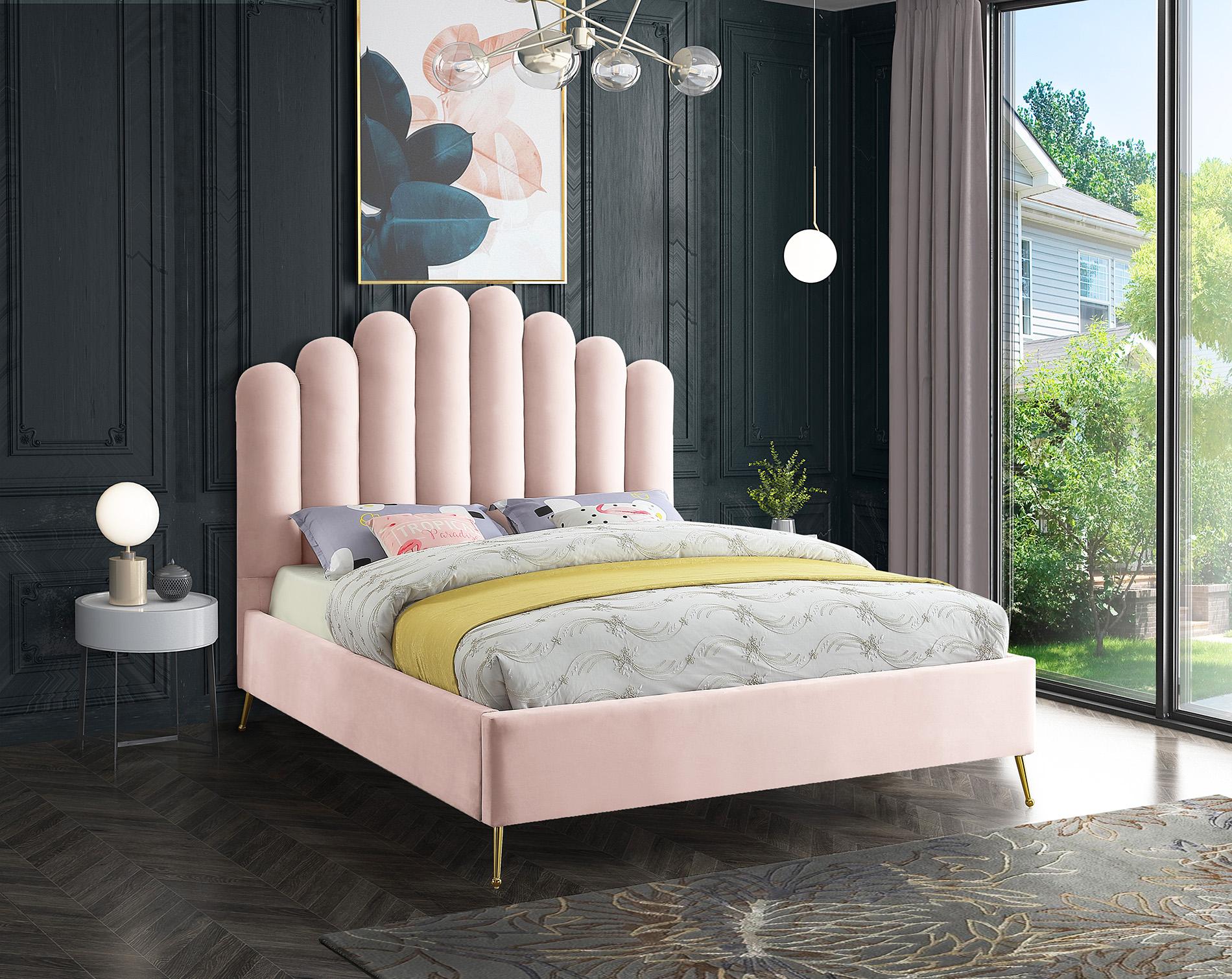 

    
Meridian Furniture LILY Pink-F Platform Bed Pink LilyPink-F
