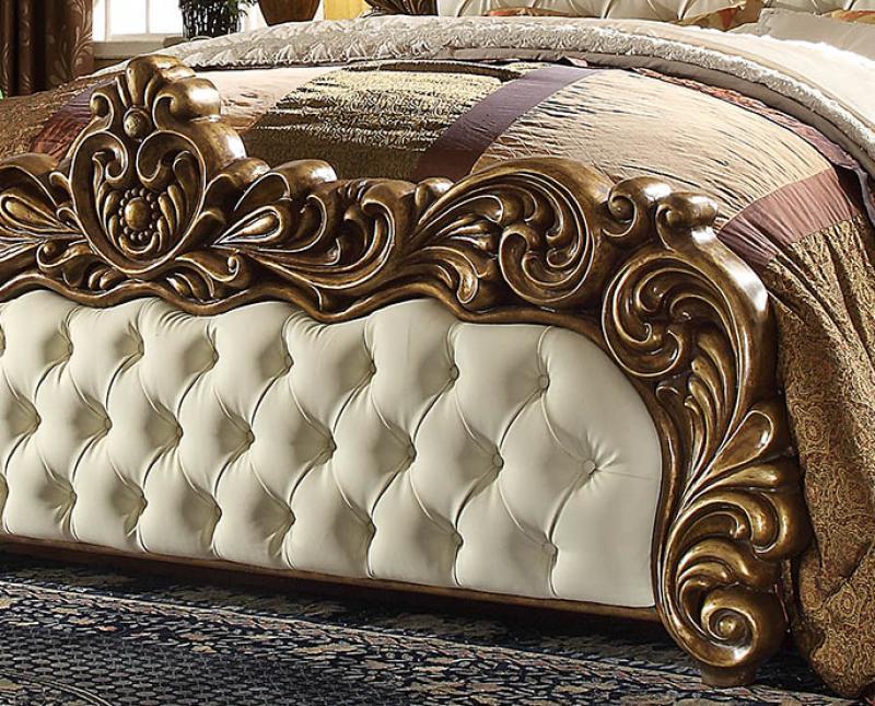 

    
Homey Design Furniture HD-8011 Panel Bedroom Set Golden Brown HD-8011-BSET5-CK
