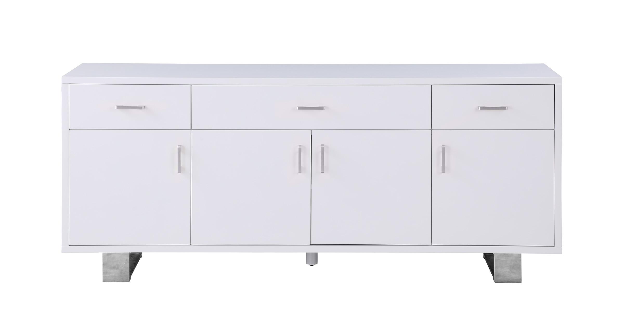 

        
Meridian Furniture Excel 358 Sideboard Chrome/White  753359806556
