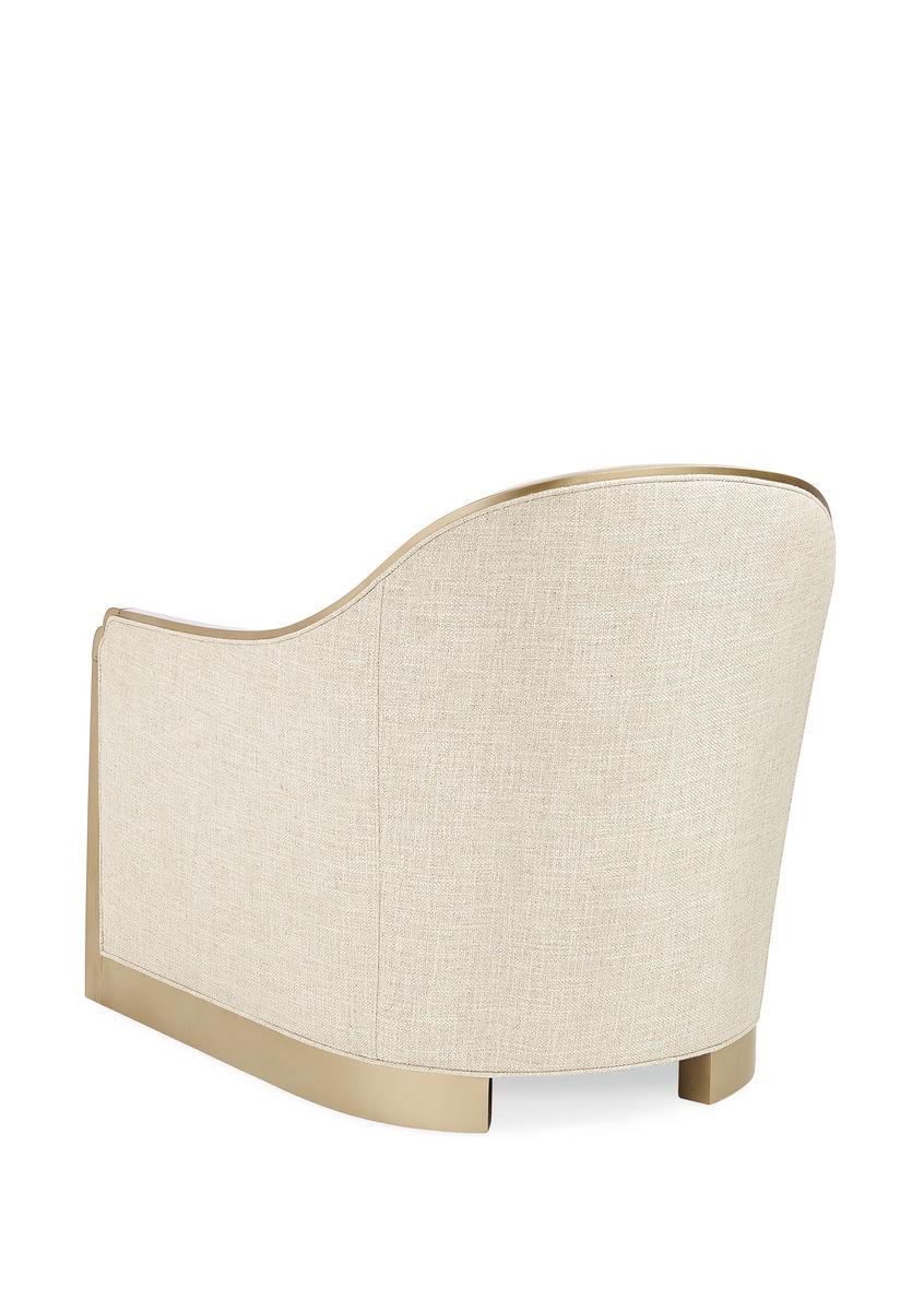 

        
Caracole SHE&#039;S A CHARMER Accent Chair Cream/Gold/Champagne Fabric 662896027181
