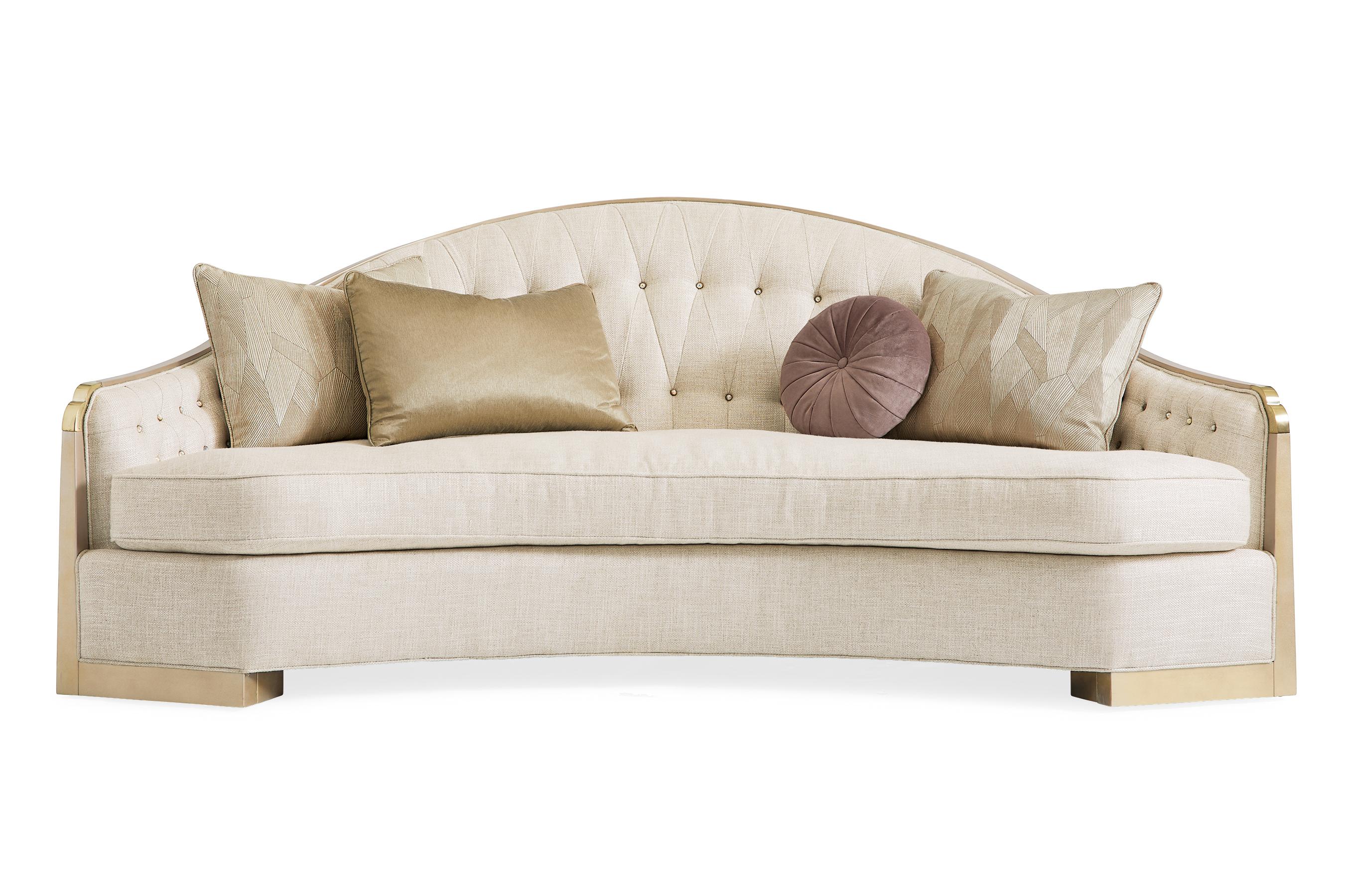 

        
Caracole SHE&#039;S A CHARMER Sofa and Chair Cream/Champagne Fabric 662896027174
