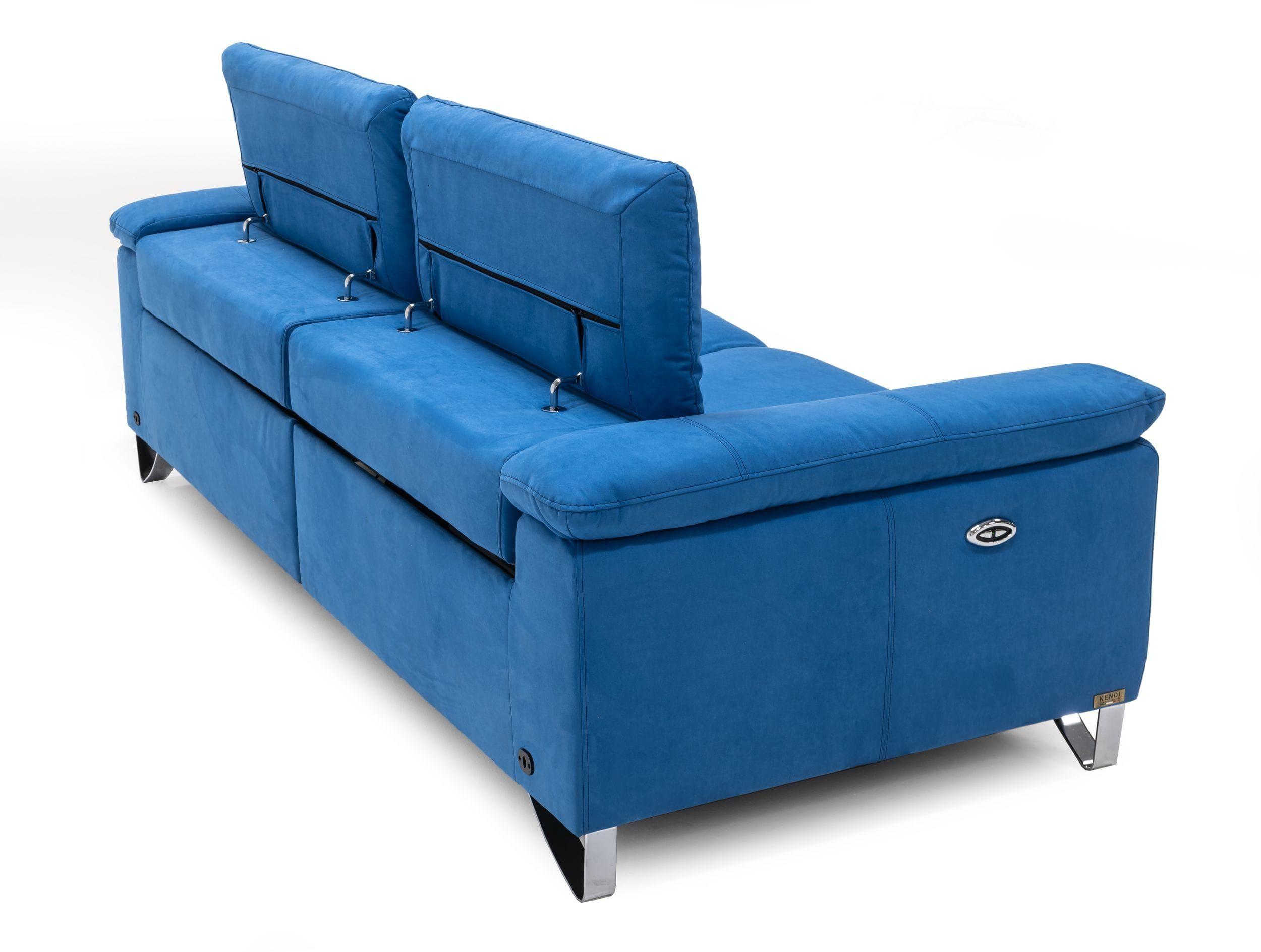 

                    
VIG Furniture VGKNE9104-E9-BLU-3-S Recliner Sofa Blue Fabric Purchase 
