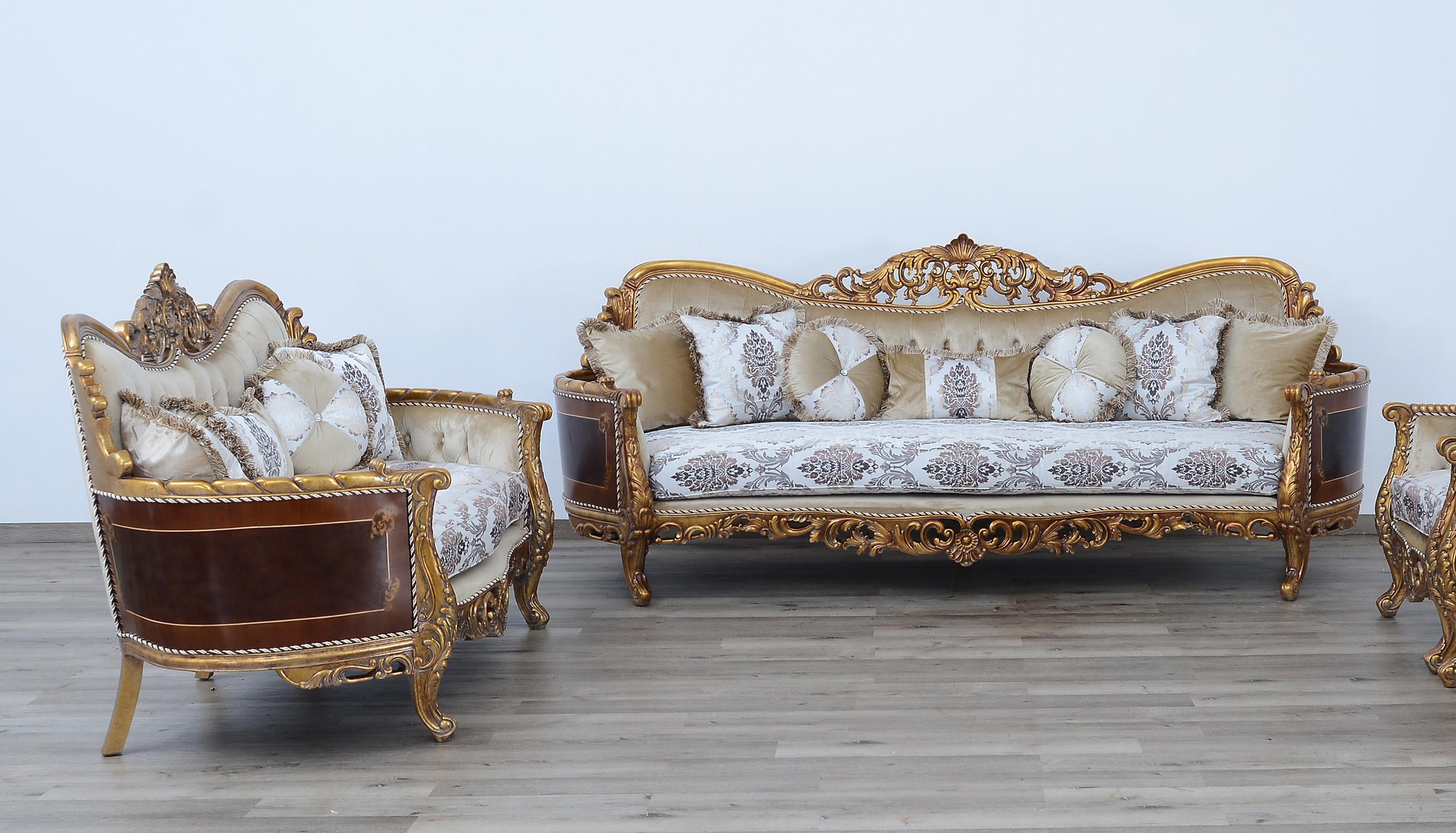 

    
31054-S Royal Luxury Bronze & Sand Fabric MAGGIOLINI Sofa EUROPEAN FURNITURE Traditional
