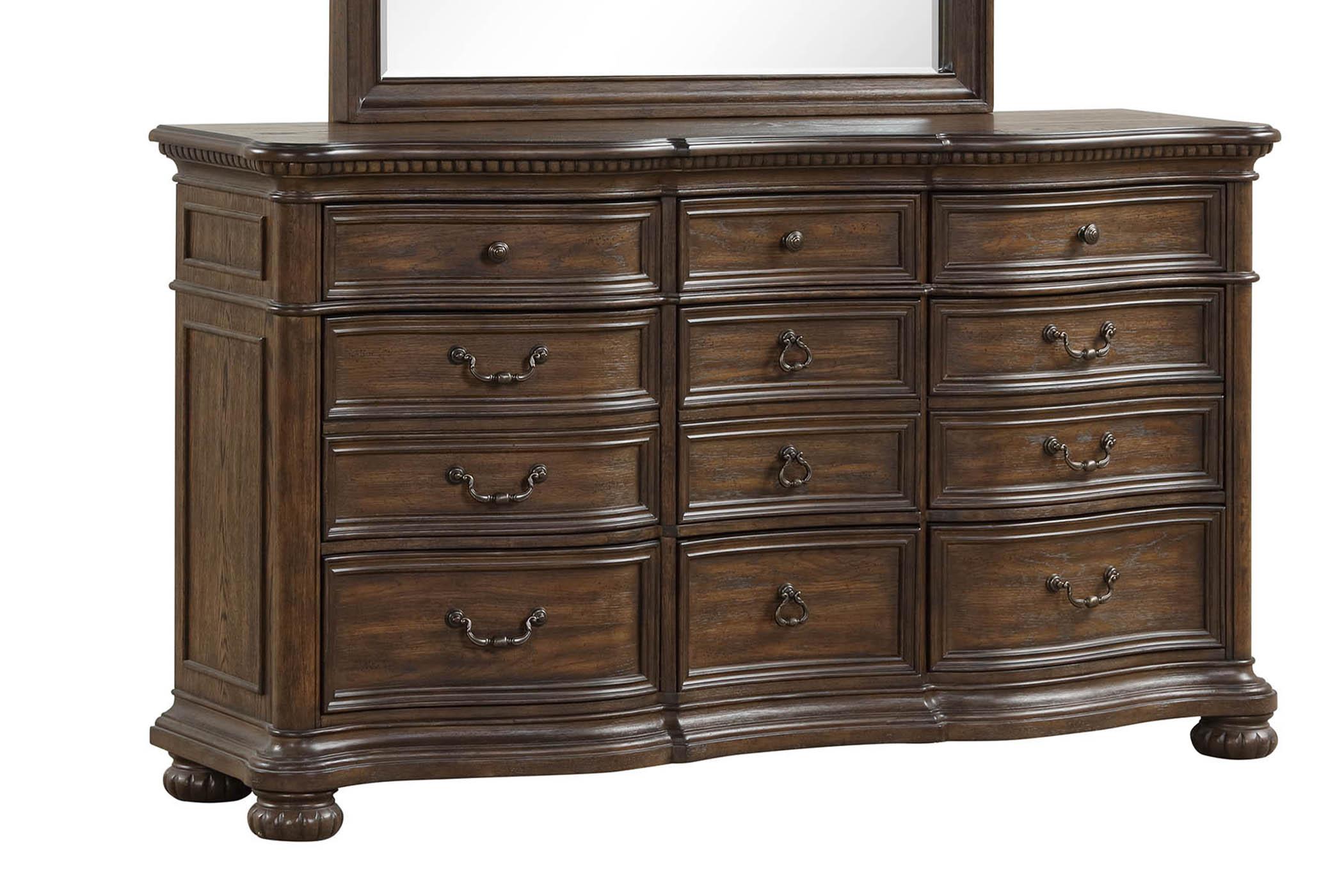 Contemporary, Traditional Dresser TUSCANY 321-130 321-130 in Brown 