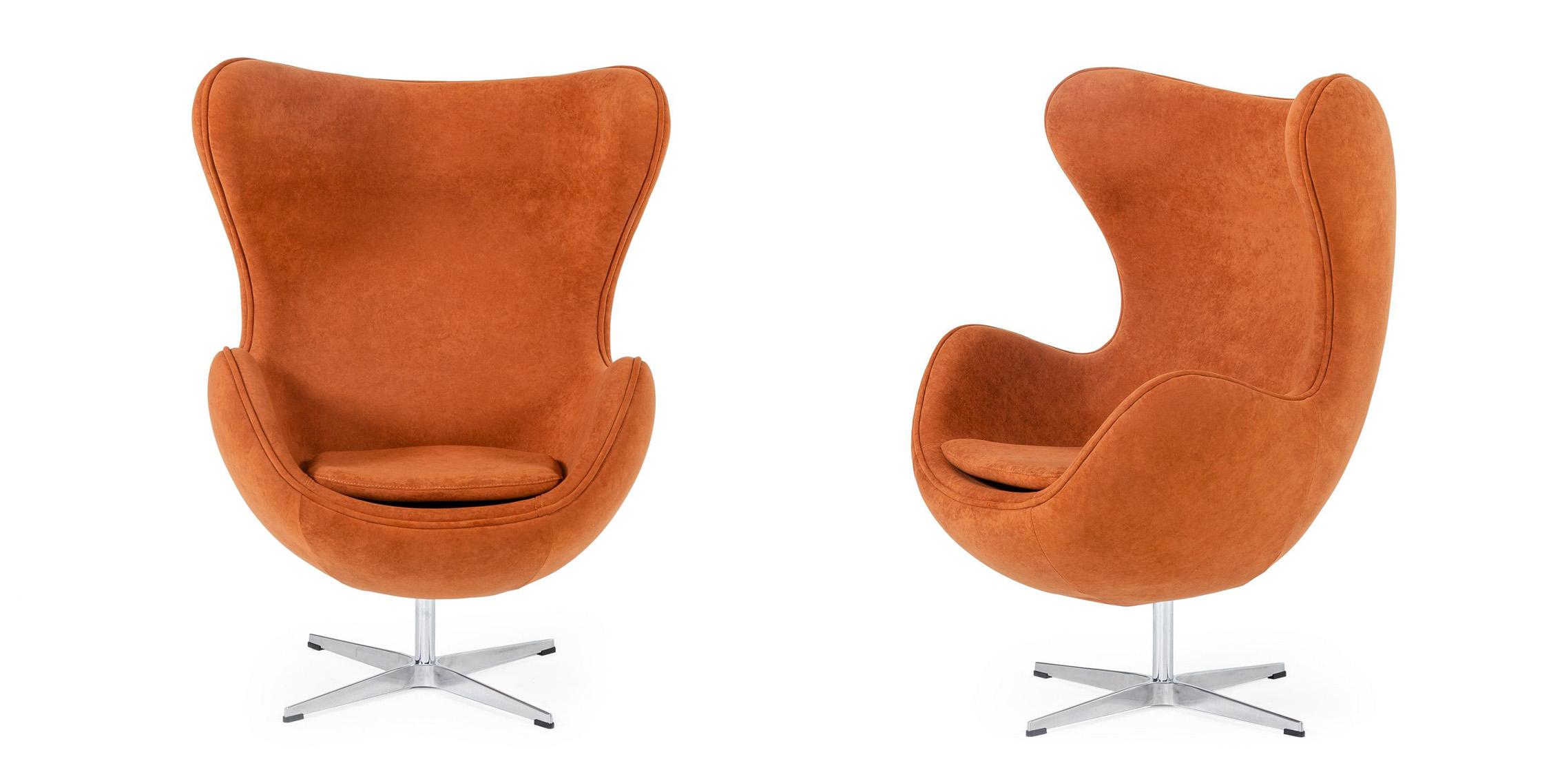 

    
Rust Fabric Accent Swivel Chair Set 2Pcs Modrest Lenmar VIG Modern Mid-Century
