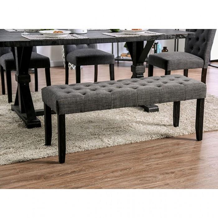 

    
Rustic Antique Black & Gray Bench Furniture of America CM3735GY-SC Alfred
