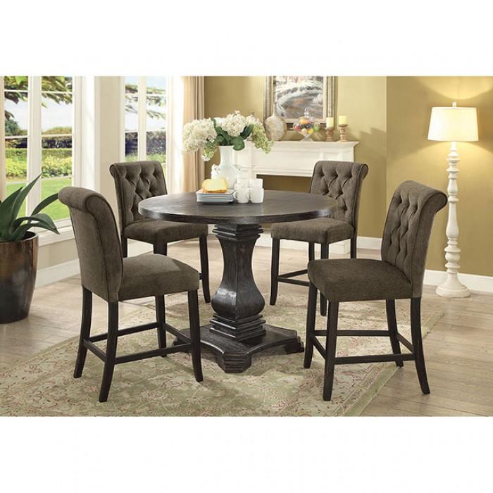 

    
Rustic Antique Black & Gray Solid Wood Counter Height Chairs Set 2pcs Furniture of America CM3564GY-PC-2PK Izzy
