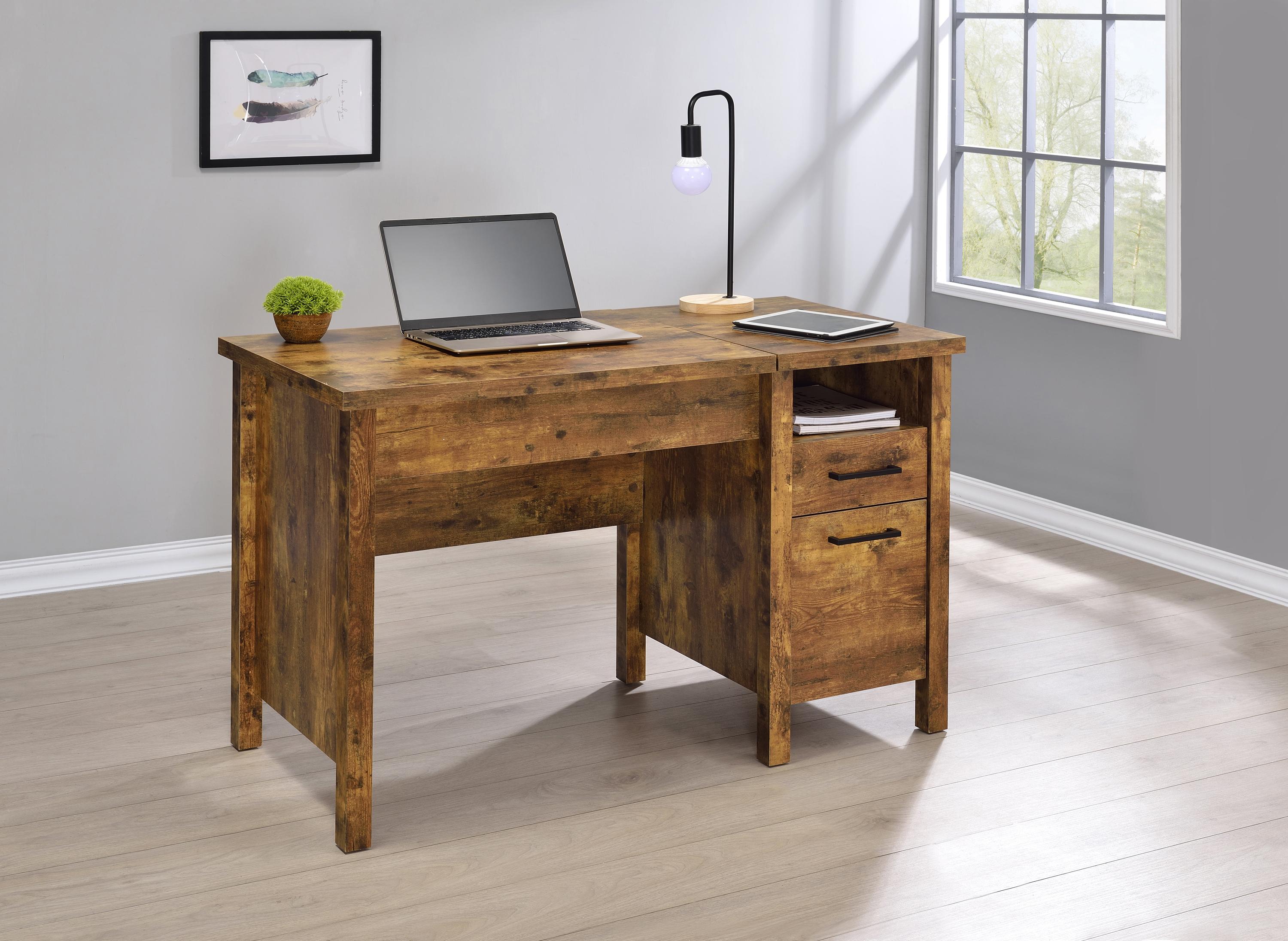 

                    
Buy Rustic Antique Nutmeg Wood Office Desk Set 2pcs Coaster 881240-S2 Delwin
