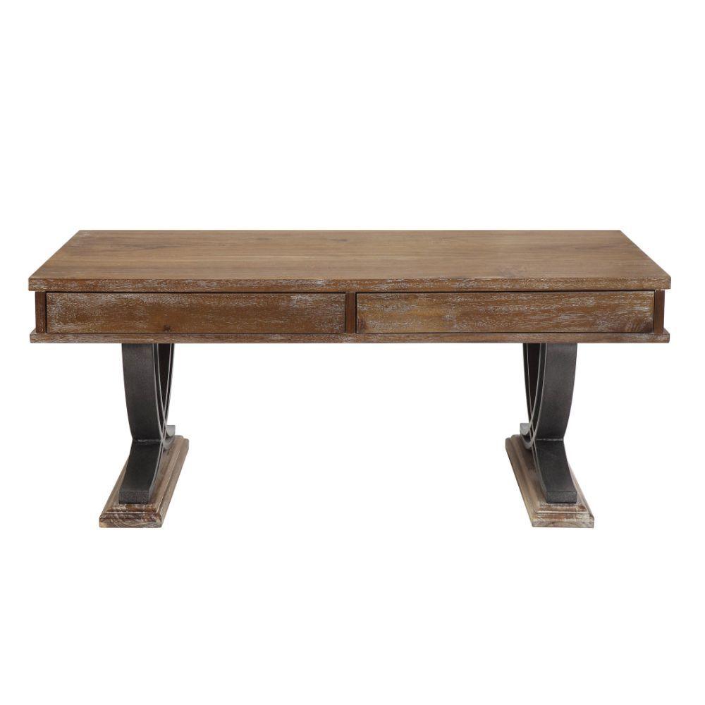 

    
Acme Furniture Pellio Coffee Table and 2 End Tables Oak 83055-3pcs

