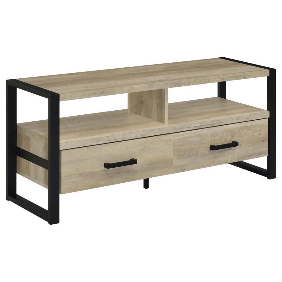 Rustic, Farmhouse TV Stand James TV Stand 704271-TV 704271-TV in Natural, Black 