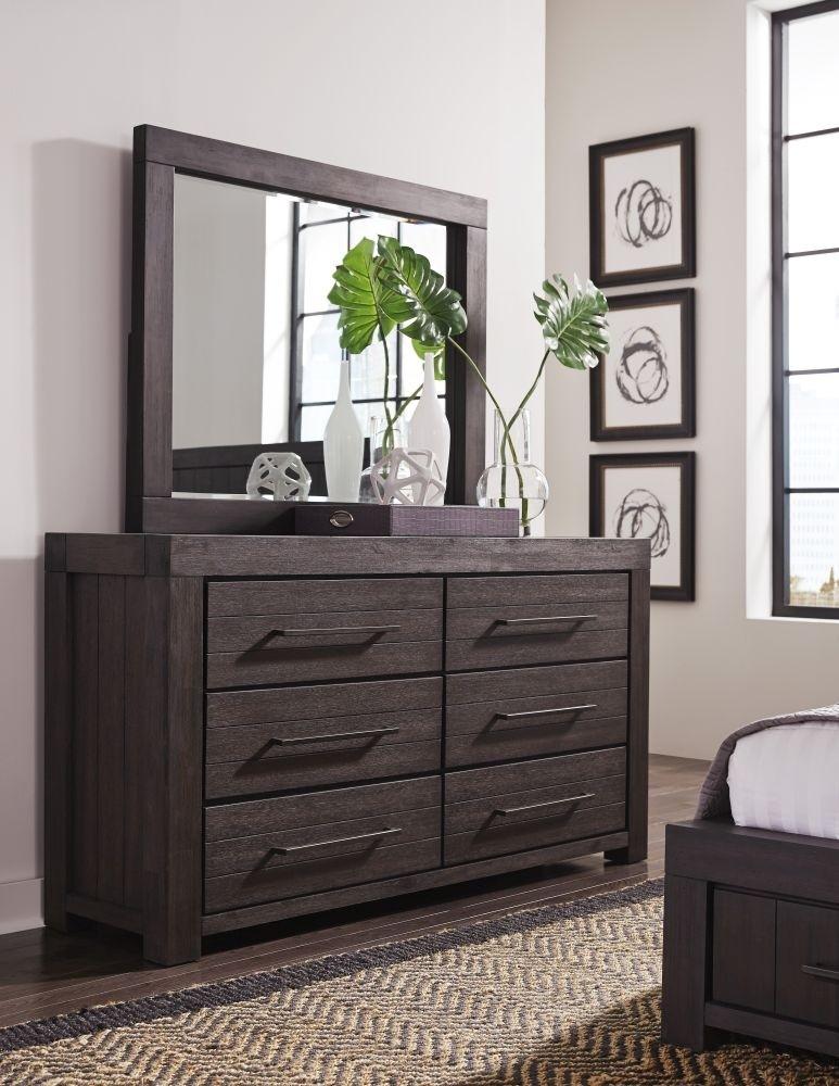 

    
 Order  Rustic Basalt Grey Finish Solid Acacia Wood King Bedroom Set 5Pcs HEATH by Modus Furniture
