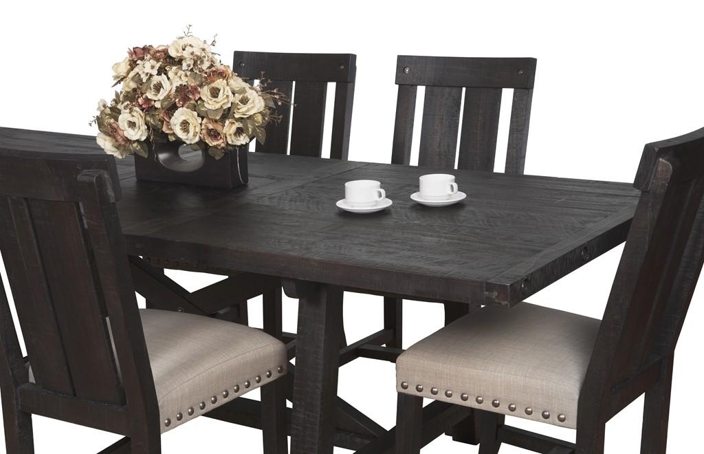 

    
 Order  Rustic Black Pine Finish Extendable Dining Set 5Pcs YOSEMITE  by Modus Furniture
