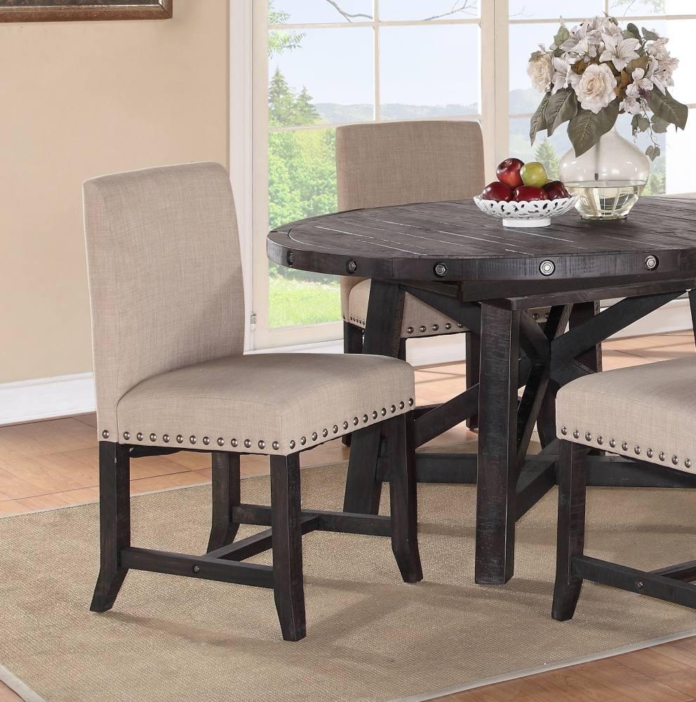 

                    
Buy Rustic Black Pine Finish Fabric Side Chair Set 2Pcs YOSEMITE  by Modus Furniture
