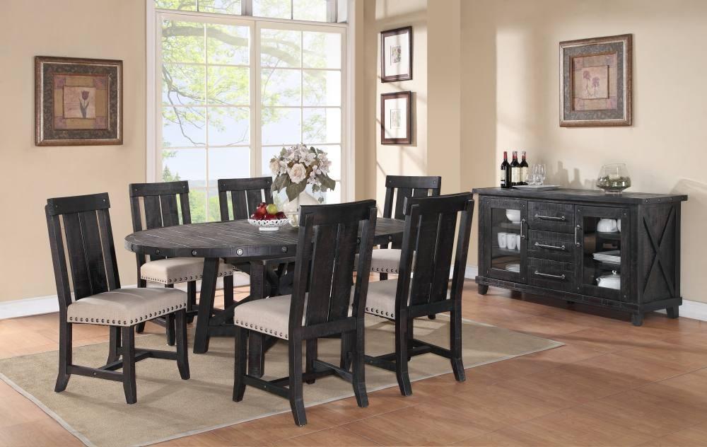 

    
7YC961R Rustic Black Pine Finish Round Dining Table YOSEMITE  by Modus Furniture
