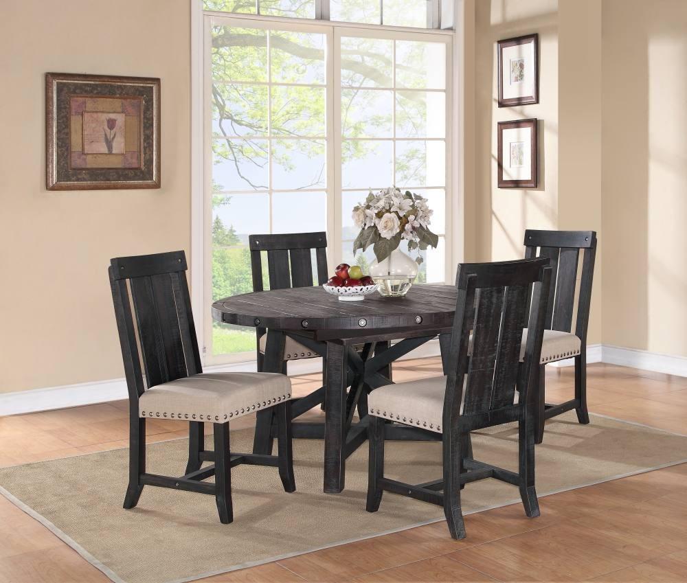 

                    
Buy Rustic Black Pine Finish Round Dining Table YOSEMITE  by Modus Furniture
