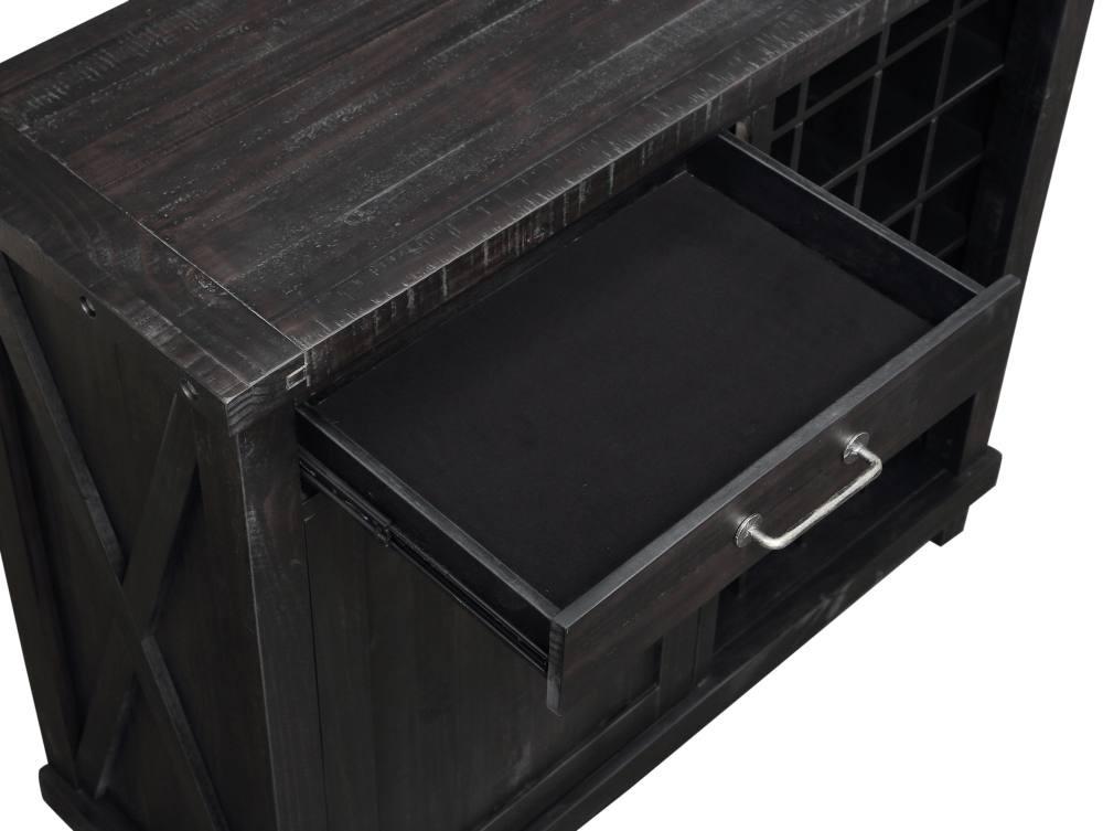 

    
7YC974 Rustic Black Pine Finish Wine Cabinet YOSEMITE  by Modus Furniture
