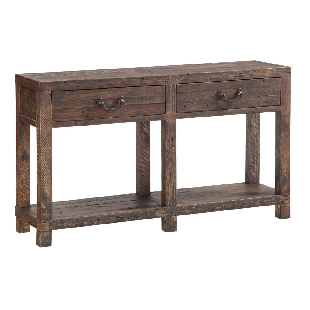 Rustic, Simple, Farmhouse Console Table Craster 8S3923 in Brown 