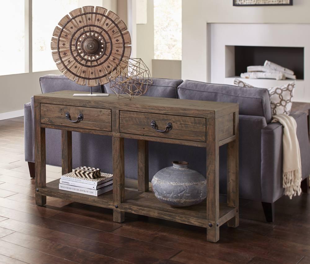 

    
Crown Mark Craster Console Table Brown 8S3923
